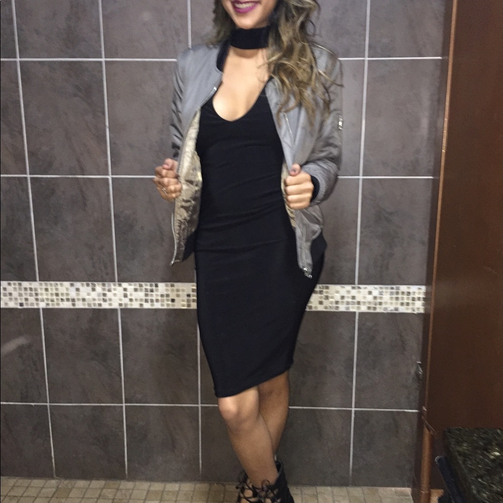 Long Sleeve Black Dress